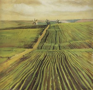 Green Autumn — Zinaida Serebriakova, Post-impressionism