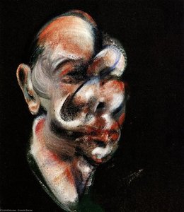 Study For Three Heads, Left Panel, — Francis Bacon