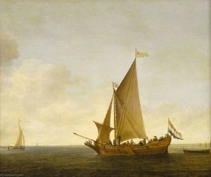 A Dutch Yacht From Zeeland — Simon De Vlieger