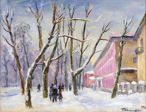 Bolshaya Sadovaya. Pink House. — Pyotr Konchalovsky