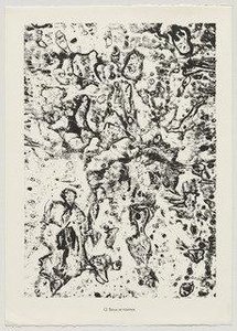 Mud And Ravines (boue Et Ravines) From The Portfolio Theater Of The Earth (théâtre Du Sol) From Phenomena (les Phénomènes) — Jean Philippe Arthur Dubuffet