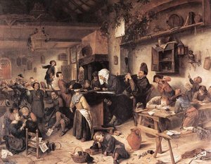 The Village School — Jan Havickszoon Steen, Baroque Realism