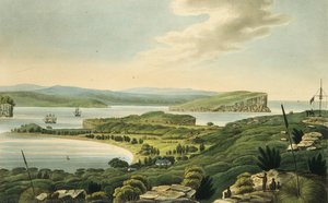 View Of The Heads At The Entrance To Port Jackson — Joseph Lycett