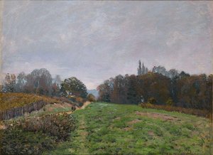 Landscape At Louveciennes — Alfred Sisley