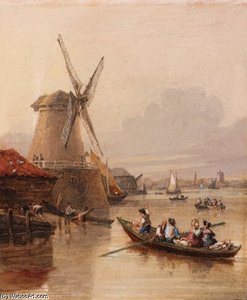 Battersea From The Thames, Nine Elms — Samuel Owen