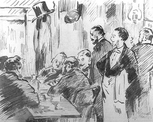 A Café, Interiour — Édouard Manet, Contemporary Realism
