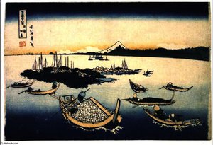 Tsukuda Island In Musashi Province — Katsushika Hokusai