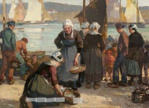The Return Of The Sardine Fishers, Concarneau — Robert Hope