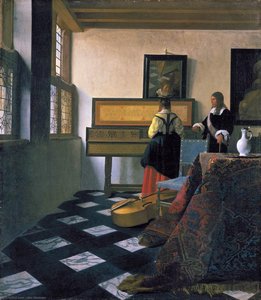 The Music Lesson — Johannes Vermeer, Baroque