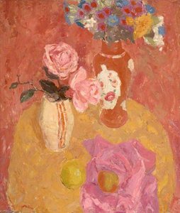 Still Life With Roses — Sir William George Gillies