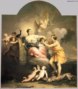 Juno Receiving The Head Of Argos — Jacopo Amigoni