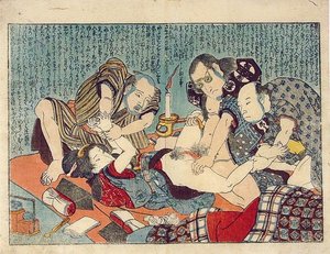 Rape Scene — Utagawa Kuniyoshi