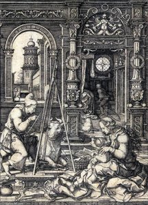 St Luke Painting The Virgin