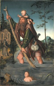 Saint Christopher — Lucas Cranach The Elder