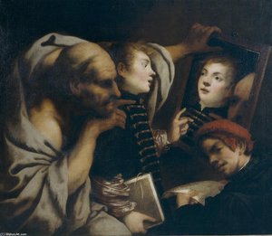 Socrates And Two Students