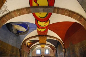 Ceiling on the area of Vida y Obra de General Ignacio Allende