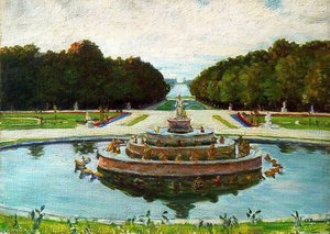 La Perspective De Versailles (titre Inscrit) — Joseph-félix Bouchor