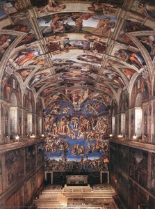Interior Of The Sistine Chapel — Michelangelo Buonarroti