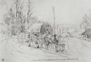 The Cart With The Wounded — Vasily Dmitrievich Polenov