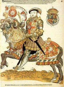 Henry Viii Of England On Horseback — Cornelis Anthonisz, Renaissance Painting