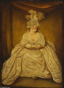 Lady Pentweazle From Samuel Foote's 'taste' — Robert Smirke