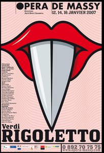 Rigoletto Poster, 2007 — Michel Bouvet