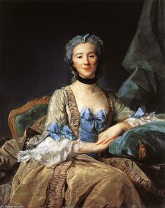Madame De Sorquainville — Jean Baptiste Perronneau, Rococo Portraiture
