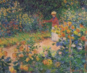 In The Garden — Claude Monet, Impressionism