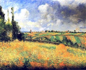 Fields — Camille Pissarro, Impressionism