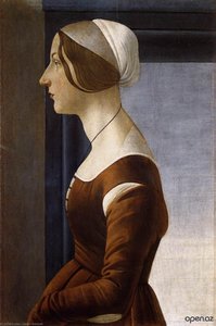 Portrait - Portrait Of A Young Woman — Sandro Botticelli