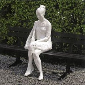 Woman on Park Bench