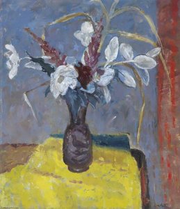 Still Life With Flowers In A Vase — Sir William George Gillies