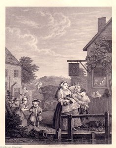 Times Of The Day: Evening — William Hogarth