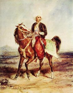 Turkish Horseman — Eugène Delacroix