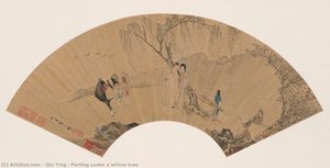 Parting under a willow tree