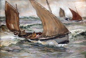 Fishing Boats Off Yarmouth — Robert Walker Macbeth