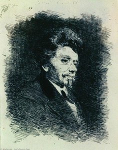 Portrait Of P. Schindler — Ilya Yefimovich Repin