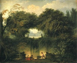 The Gardens Of The Villa D 'este At Tivoli — Jean-honoré Fragonard