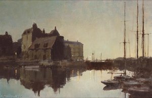 Dusk At Honfleur — Edward Seago