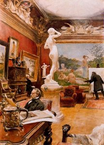 Interior Of The Fürstenberg Gallery In Göteborg — Carl Larsson