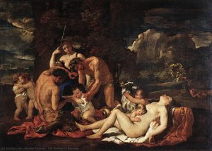The Nurture Of Bacchus — Nicolas Poussin