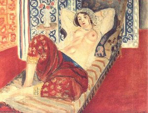Odalisque With Red Cullottes, Musée National D'art M — Henri Matisse, Fauvism