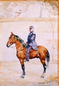 The General At The River — Henri De Toulouse-lautrec