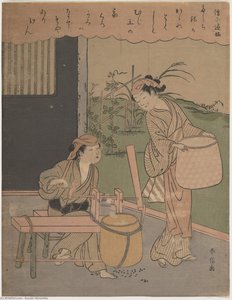 Poem By Henjô Sojô — Suzuki Harunobu
