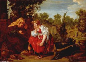 Vertumnus And Pomona — Jan Tengnagel, Baroque