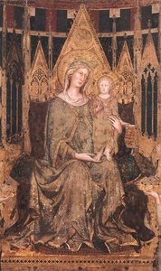 Maestà (detail) — Simone Martini