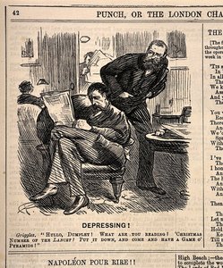A Man Reading The 'lancet' In A Gentleman's Club — Charles Samuel Keene