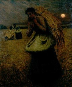 Nightfall (also Known As The Gleaners) — Henry Herbert La Thangue, Realism