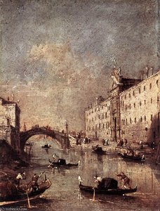 Rio Dei Mendicanti — Francesco Lazzaro Guardi