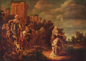 Philip baptizes the Moor